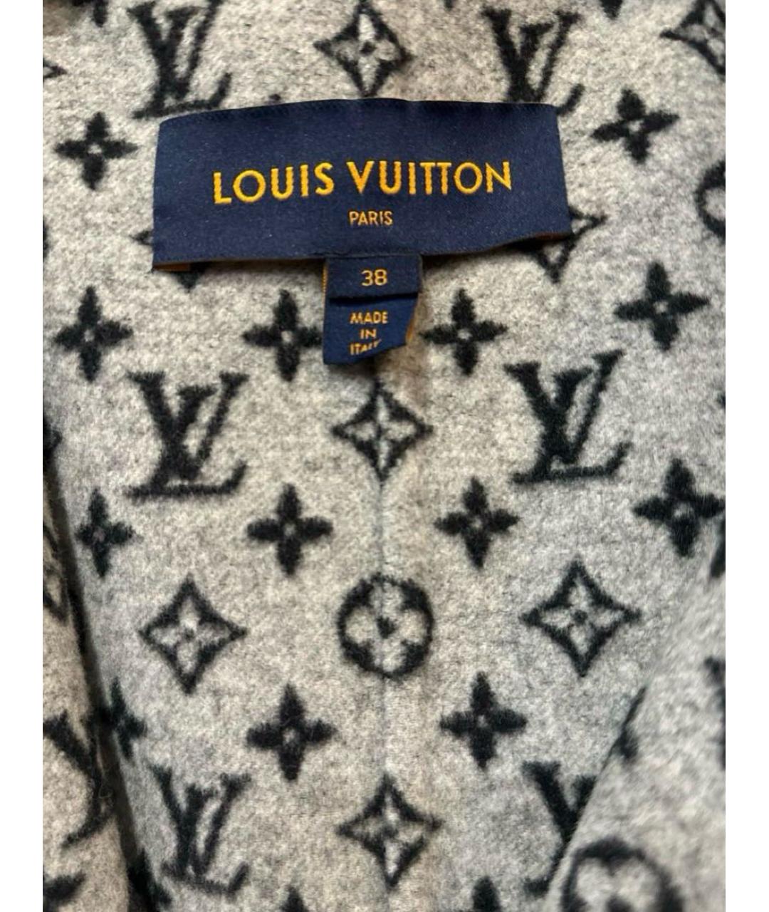 LOUIS VUITTON Шерстяное пальто, фото 3