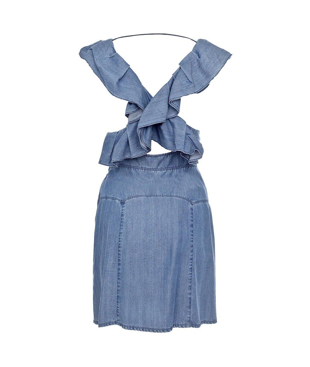 PRADA Синее повседневное платье, фото 2