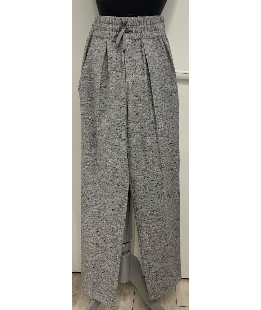 ISABEL MARANT ETOILE Серый хлопковый костюм с брюками, фото 3