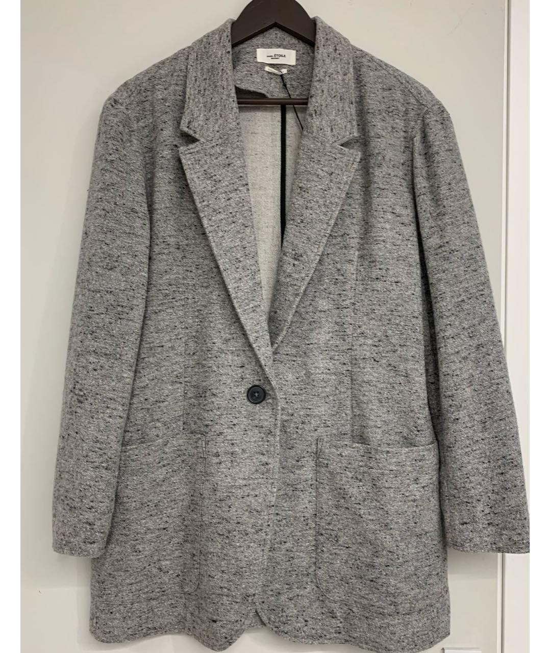 ISABEL MARANT ETOILE Серый хлопковый костюм с брюками, фото 9