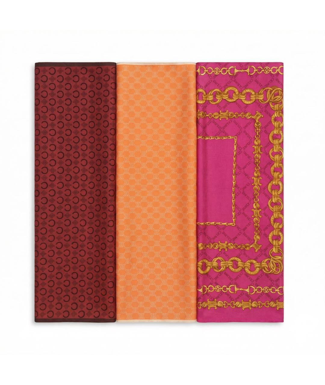 CELINE Мульти хлопковый платок, фото 9