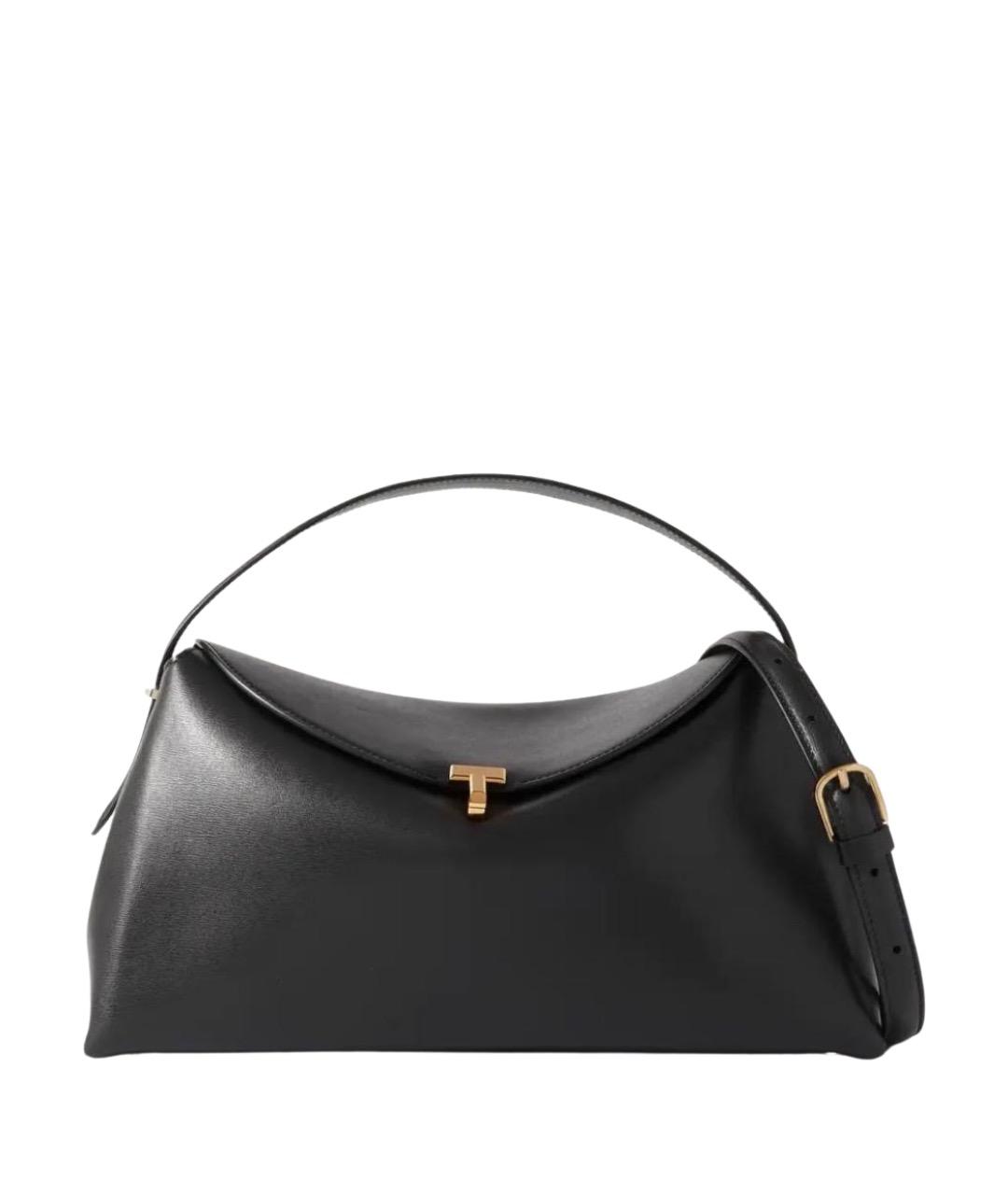 TOTEME Черная кожаная сумка через плечо, фото 1