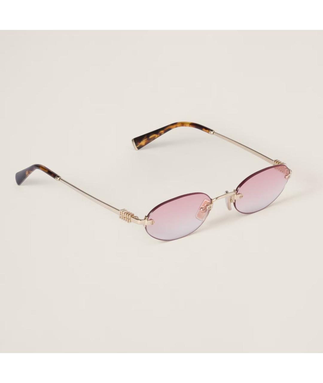 MIU MIU Мульти металлические солнцезащитные очки, фото 7