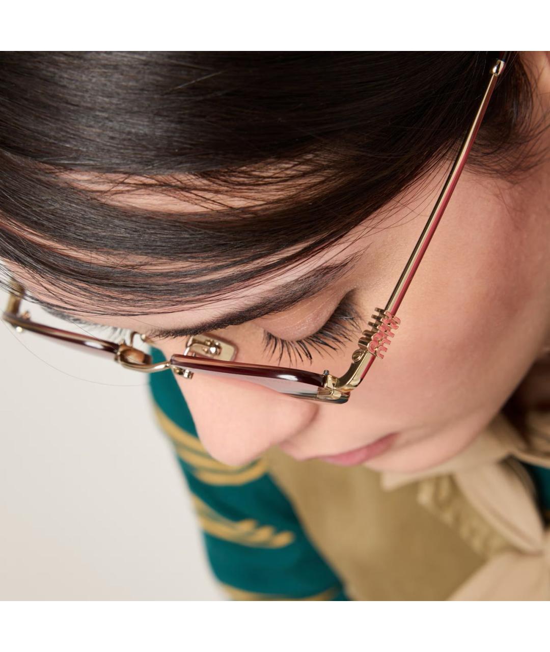 MIU MIU Мульти металлические солнцезащитные очки, фото 4