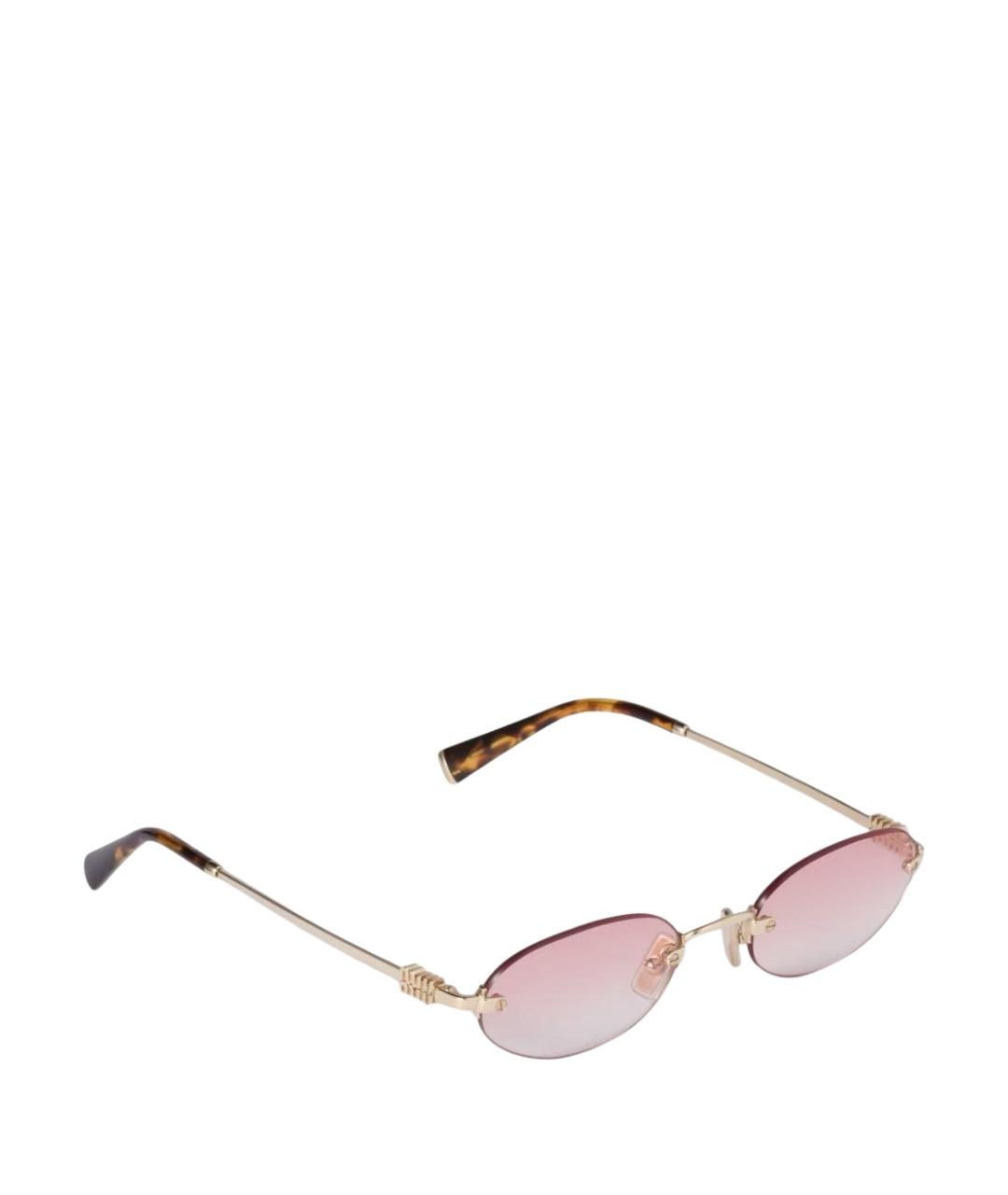 MIU MIU Мульти металлические солнцезащитные очки, фото 1