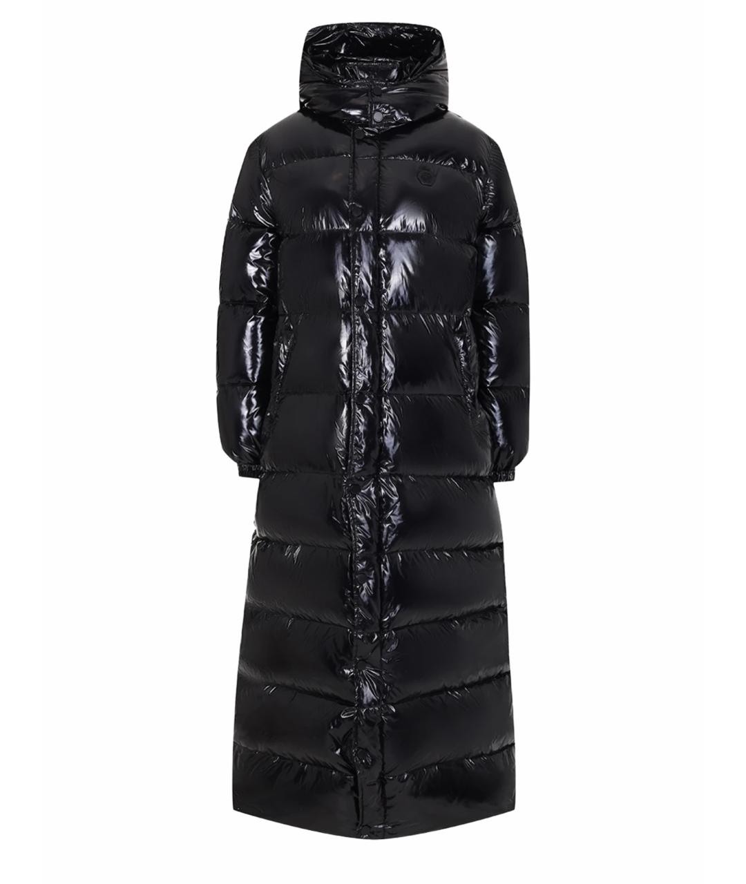 PHILIPP PLEIN Черный полиамидовый пуховик, фото 1