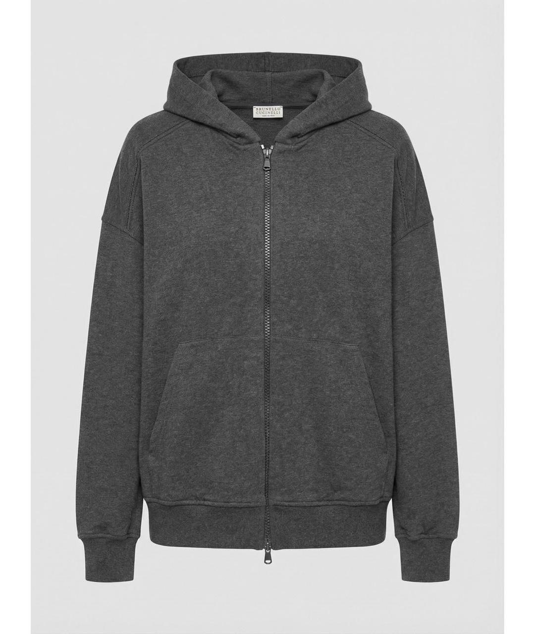 BRUNELLO CUCINELLI Серый хлопковый спортивные костюмы, фото 9