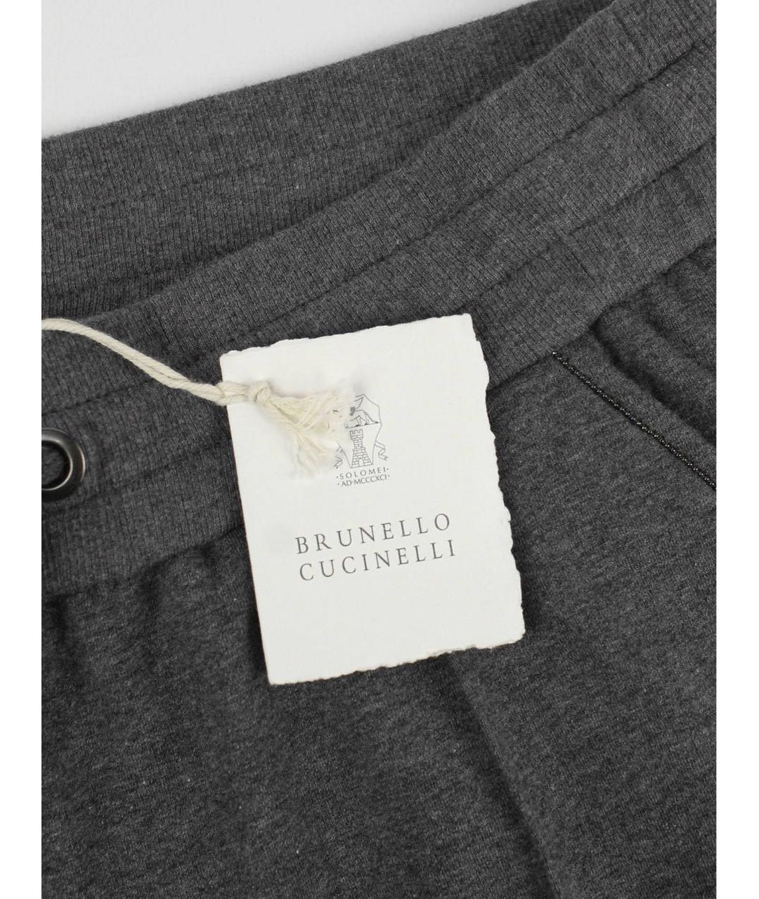 BRUNELLO CUCINELLI Серый хлопковый спортивные костюмы, фото 8