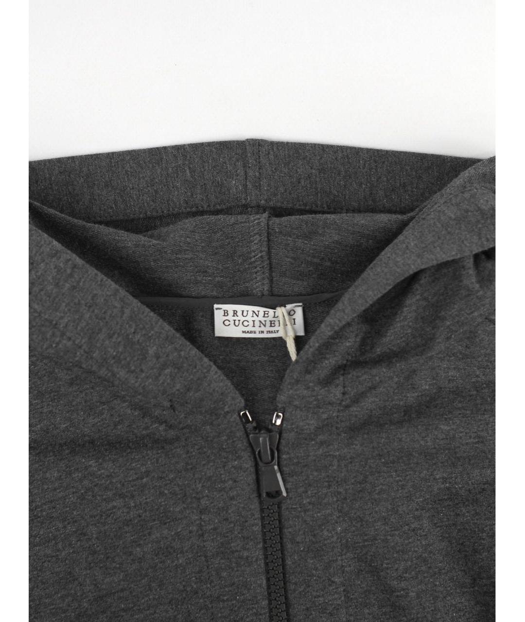 BRUNELLO CUCINELLI Серый хлопковый спортивные костюмы, фото 5