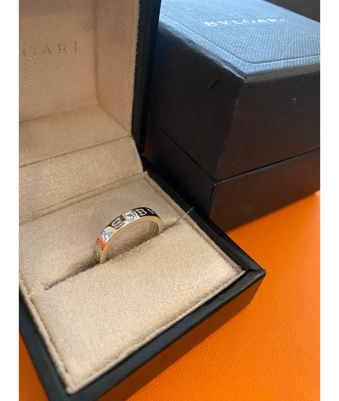 BVLGARI Серебряное кольцо из белого золота, фото 4