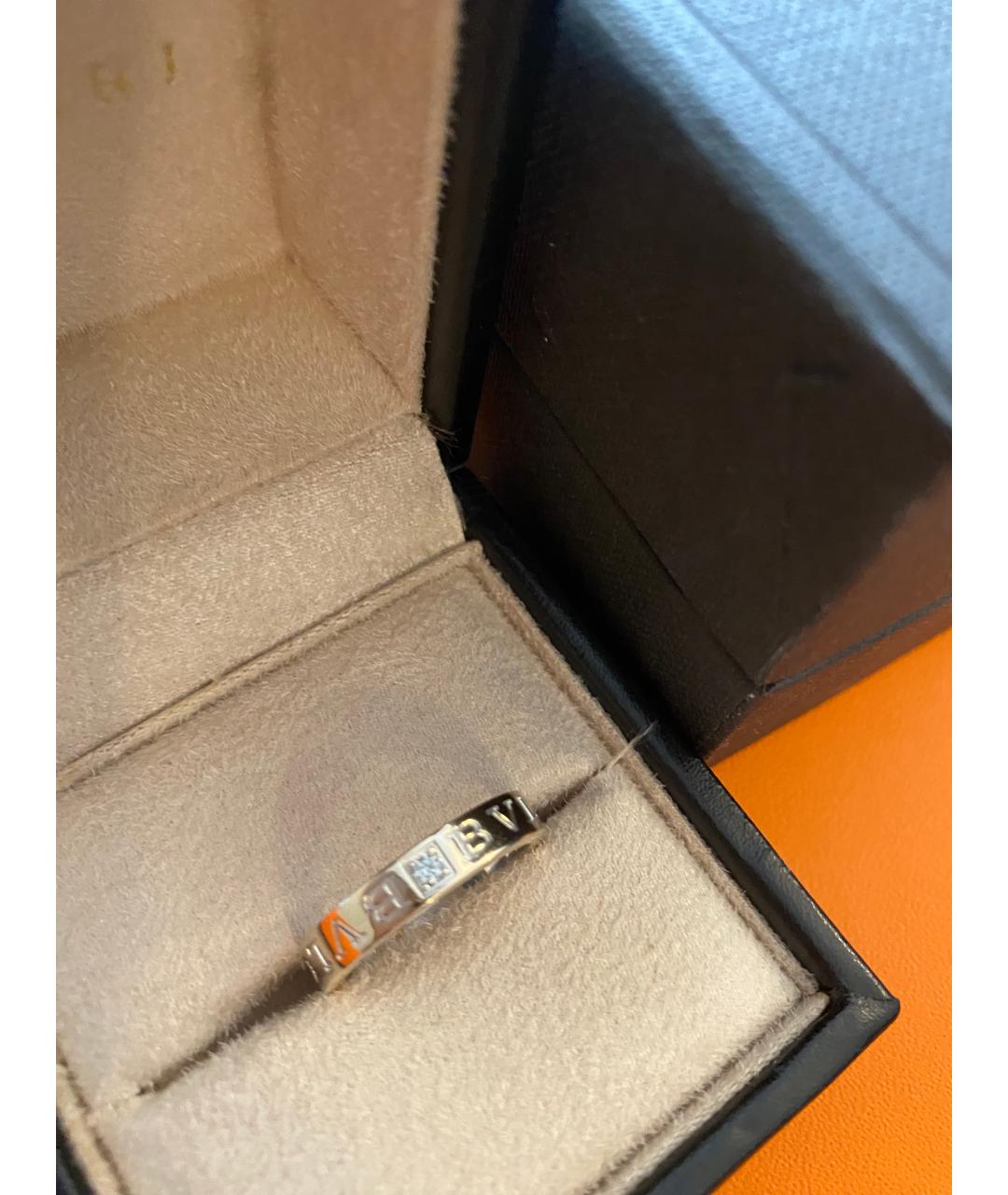 BVLGARI Серебряное кольцо из белого золота, фото 2