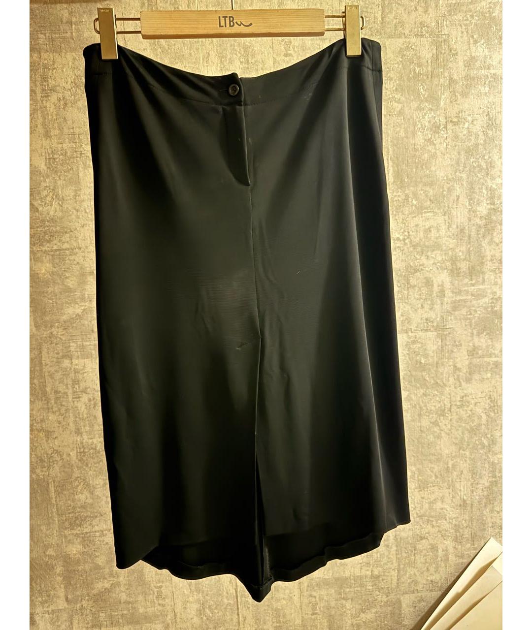 VALENTINO Черная вискозная юбка миди, фото 7