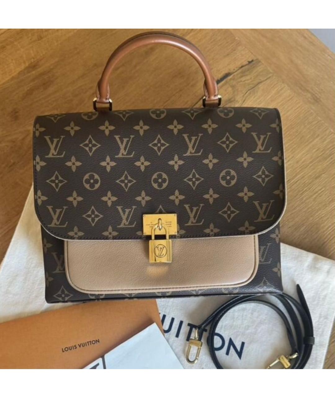 LOUIS VUITTON Коричневая сумка на плечо, фото 8