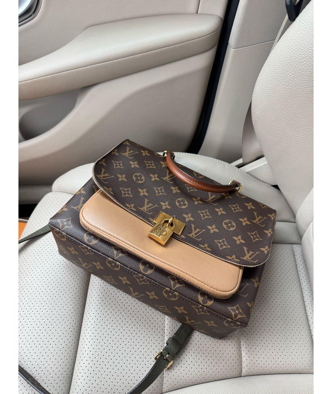 LOUIS VUITTON Коричневая сумка на плечо, фото 4