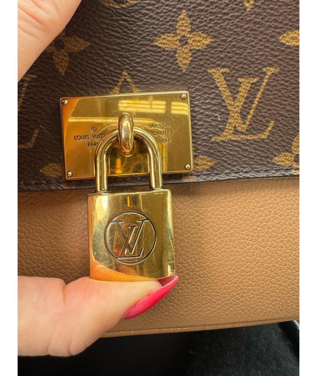 LOUIS VUITTON Коричневая сумка на плечо, фото 7