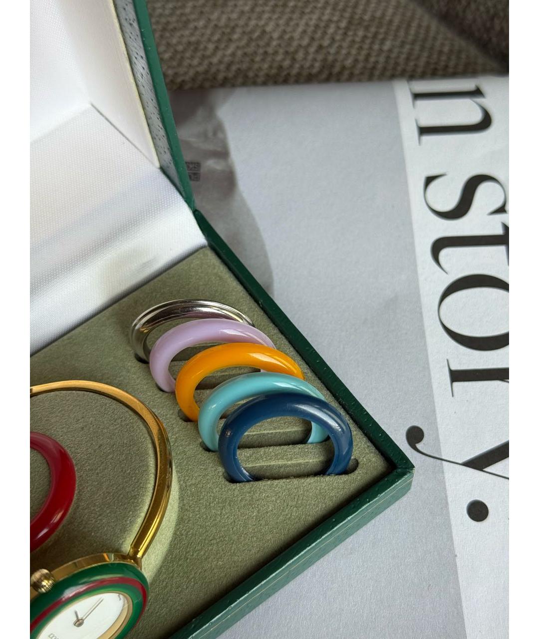 GUCCI Золотые позолоченные часы, фото 4