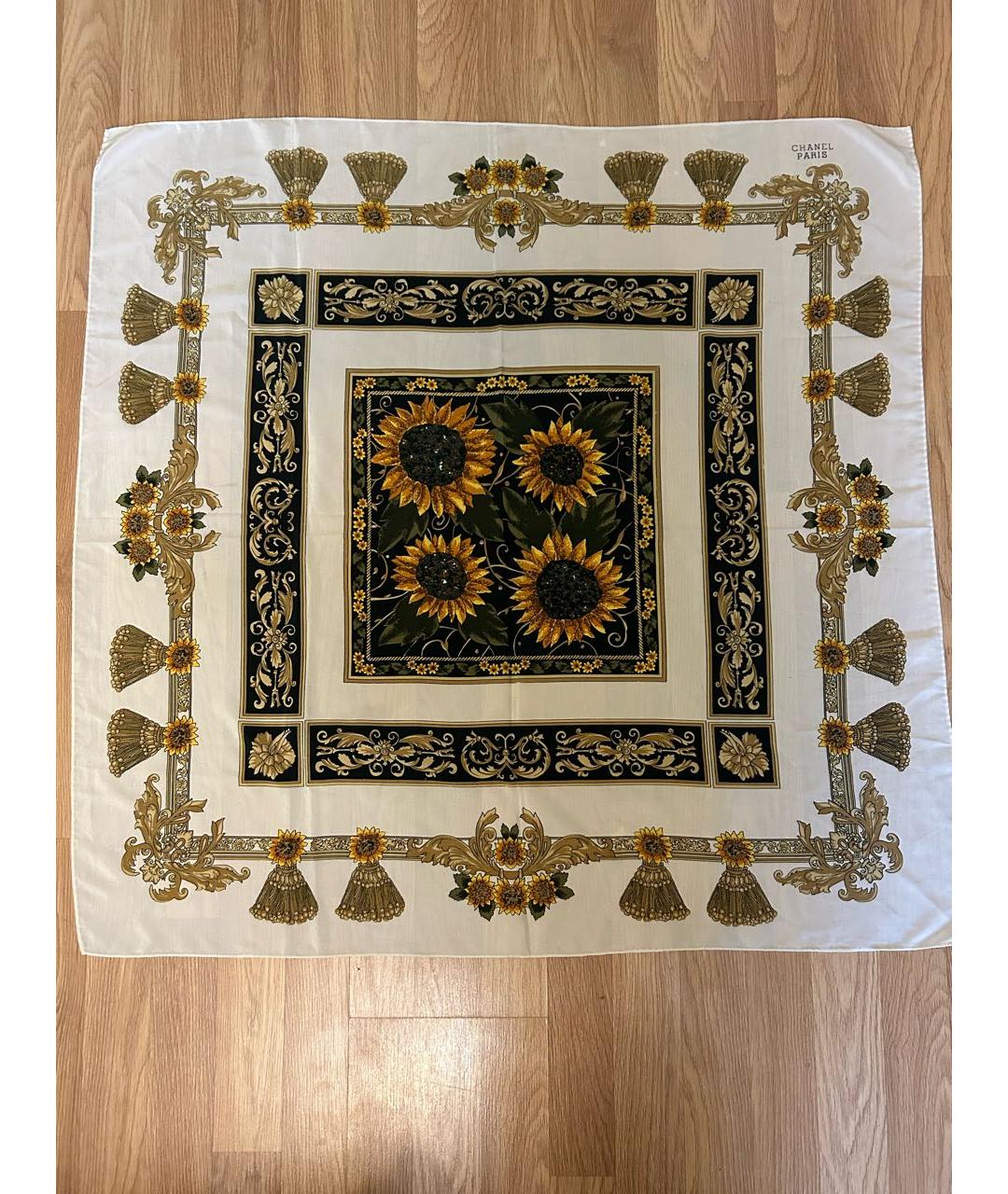 CHANEL Мульти шелковый платок, фото 8