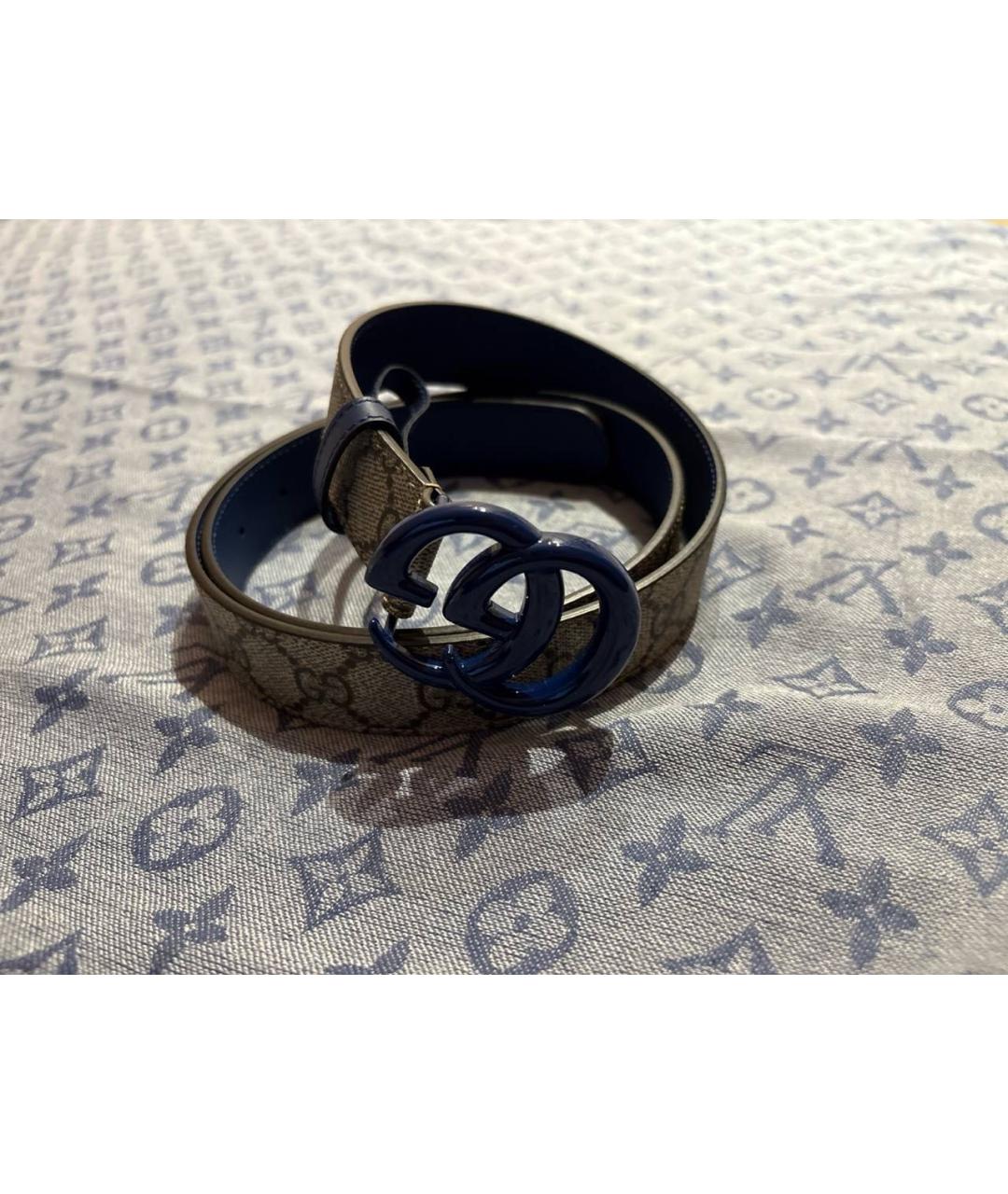 GUCCI Бежевый ремень, фото 3