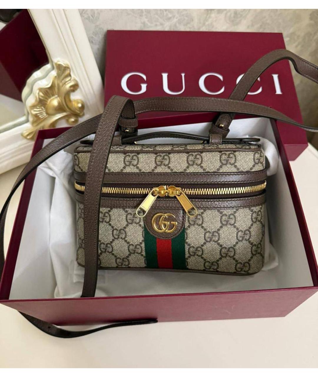 GUCCI Бежевая сумка через плечо, фото 6
