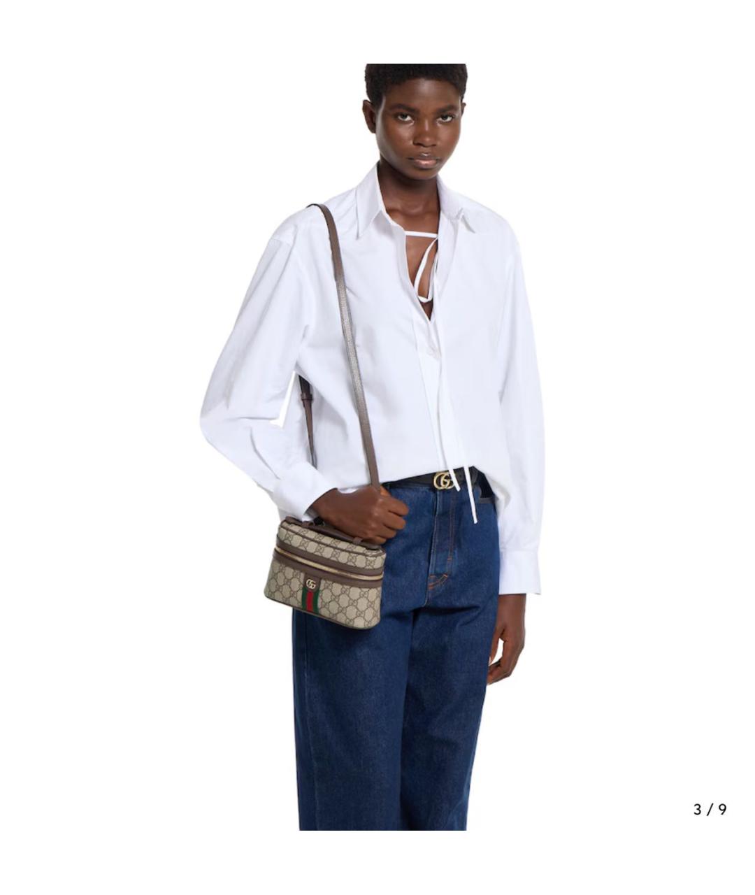 GUCCI Бежевая сумка через плечо, фото 4