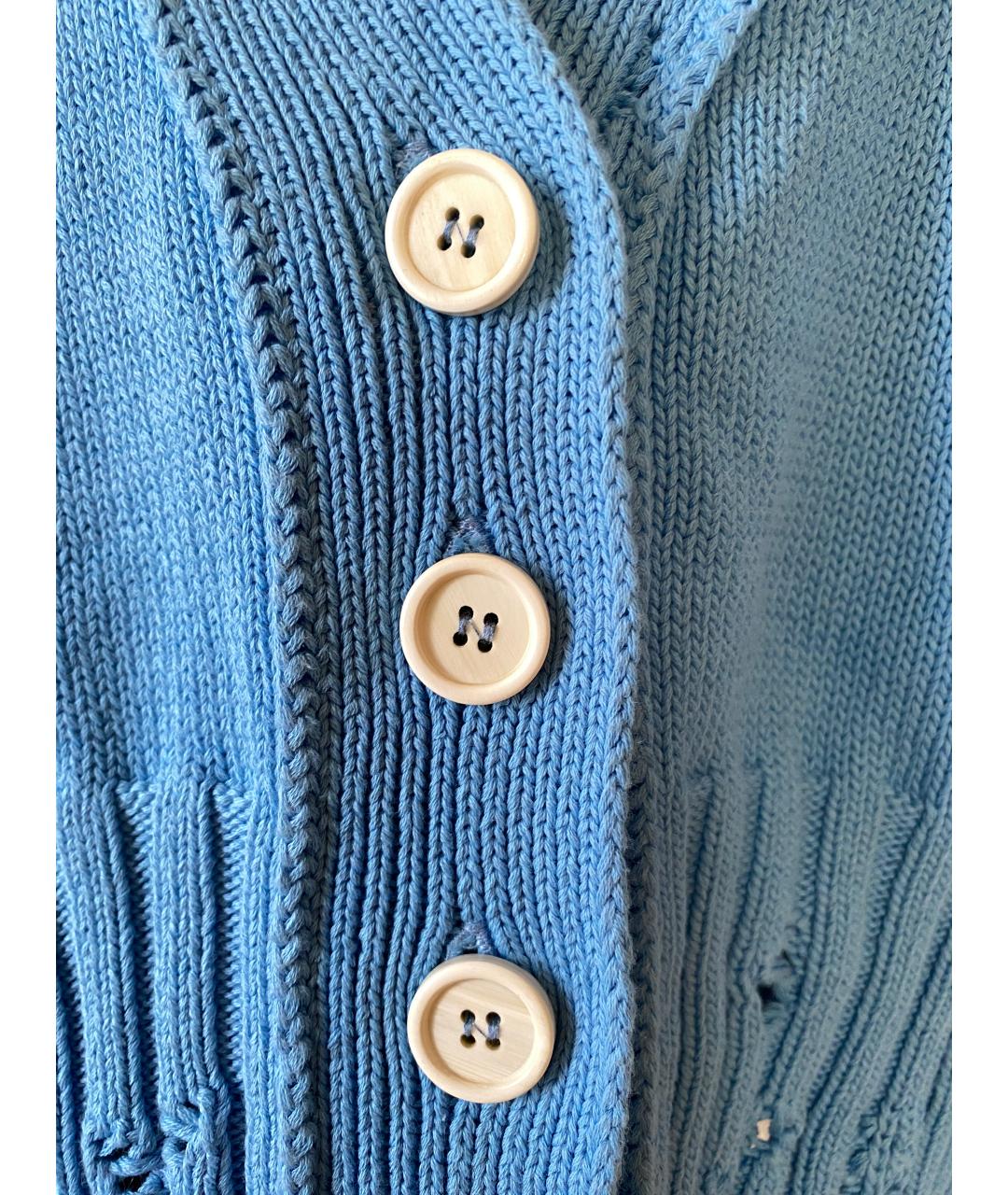 MARNI Голубой хлопковый кардиган, фото 6