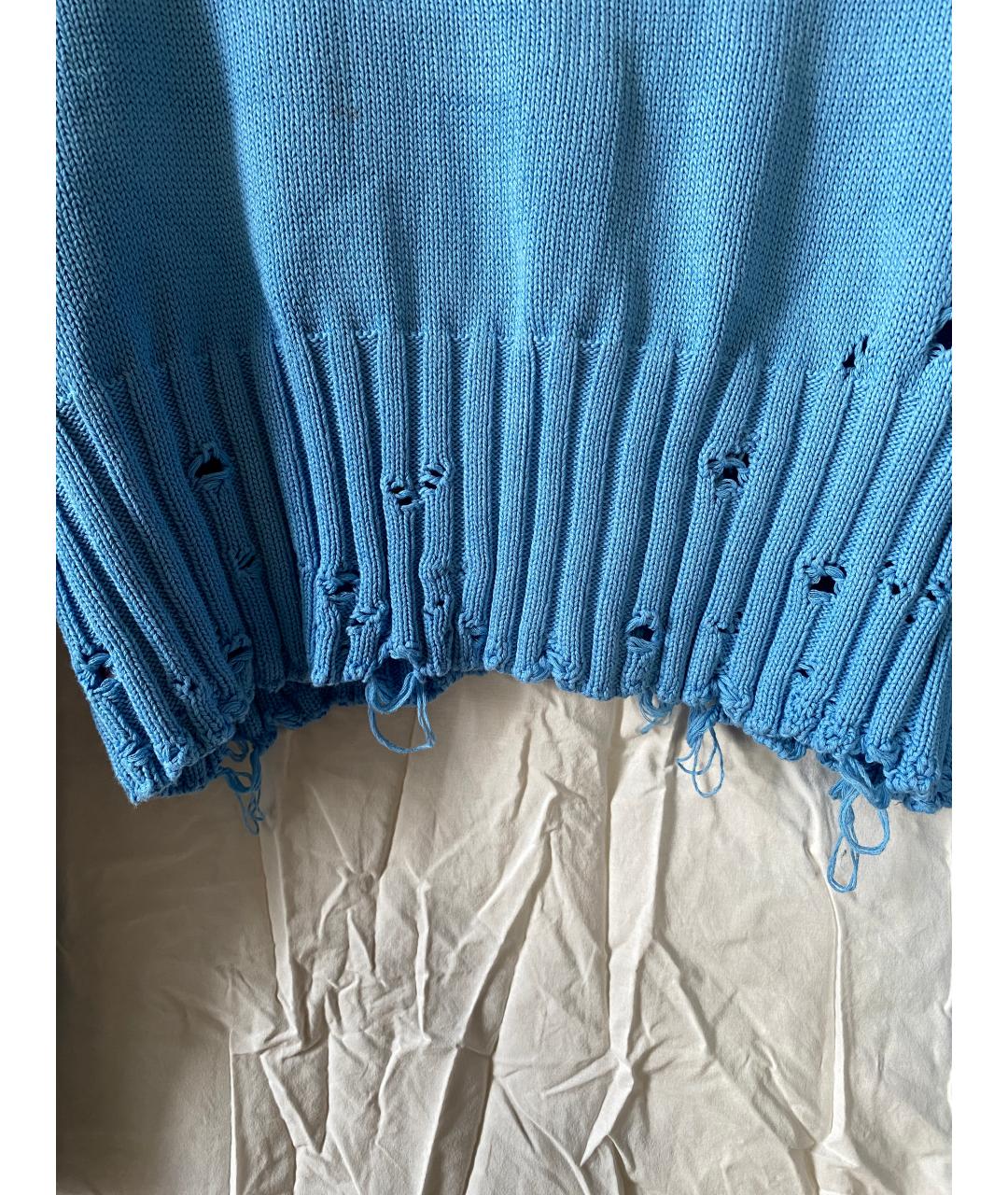 MARNI Голубой хлопковый кардиган, фото 8