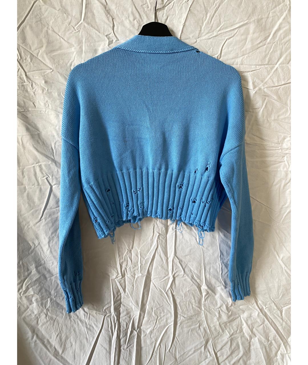 MARNI Голубой хлопковый кардиган, фото 7