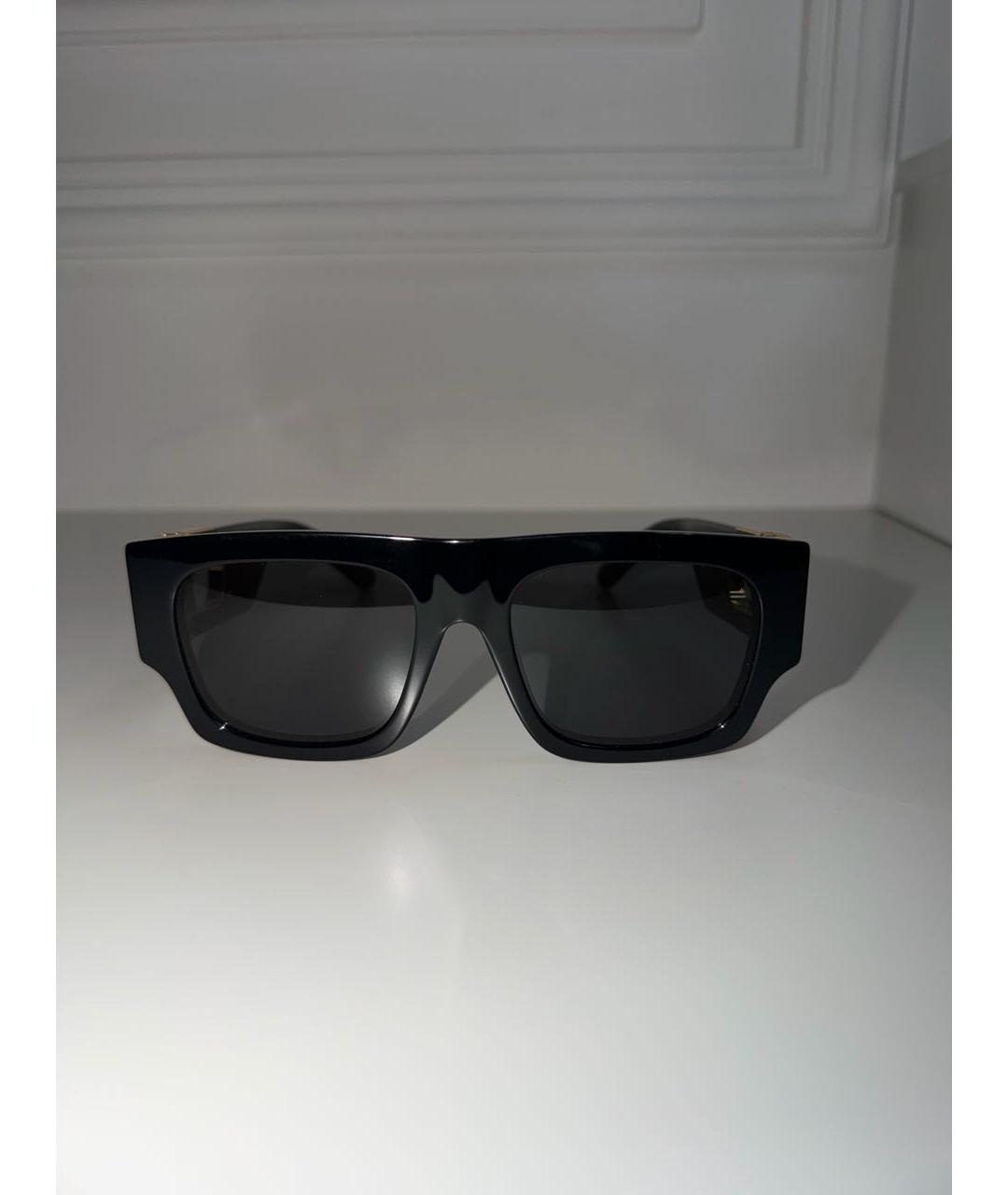 LOUIS VUITTON Черные пластиковые солнцезащитные очки, фото 9