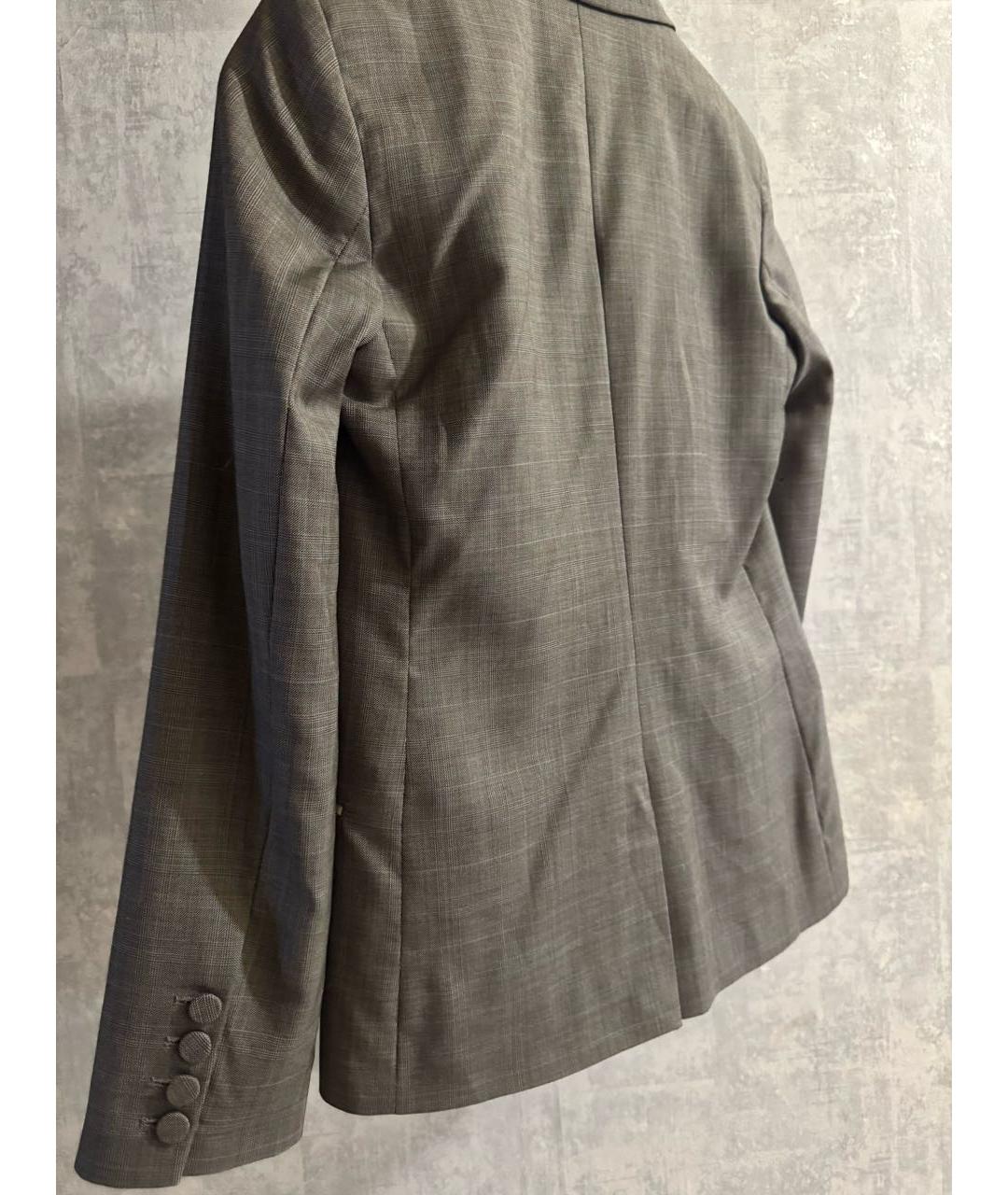 STELLA MCCARTNEY Серый шерстяной жакет/пиджак, фото 5