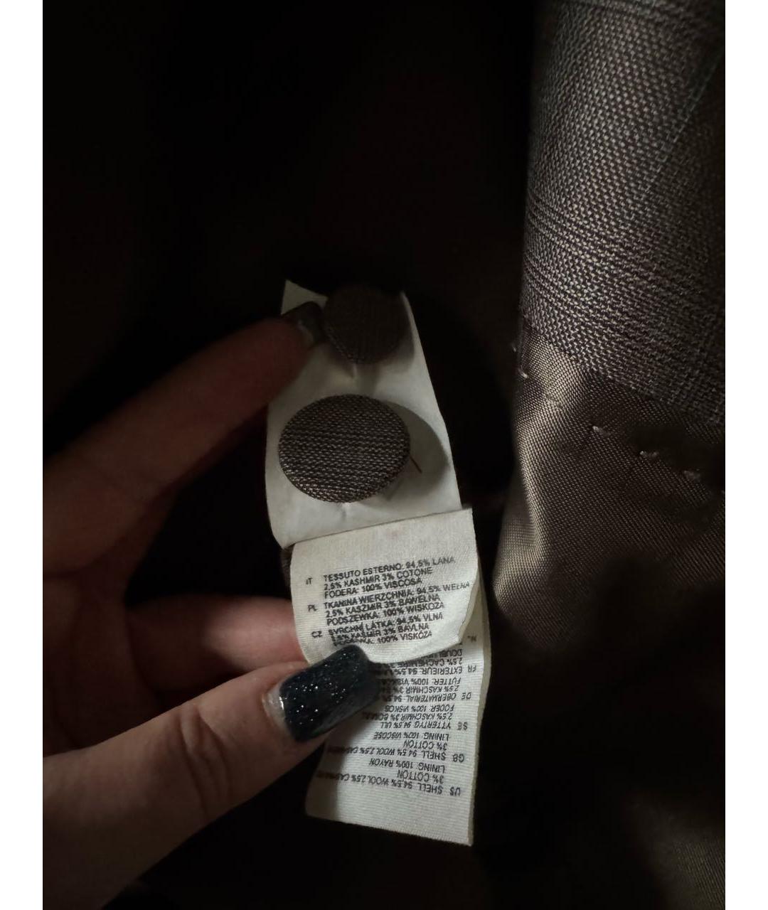 STELLA MCCARTNEY Серый шерстяной жакет/пиджак, фото 6