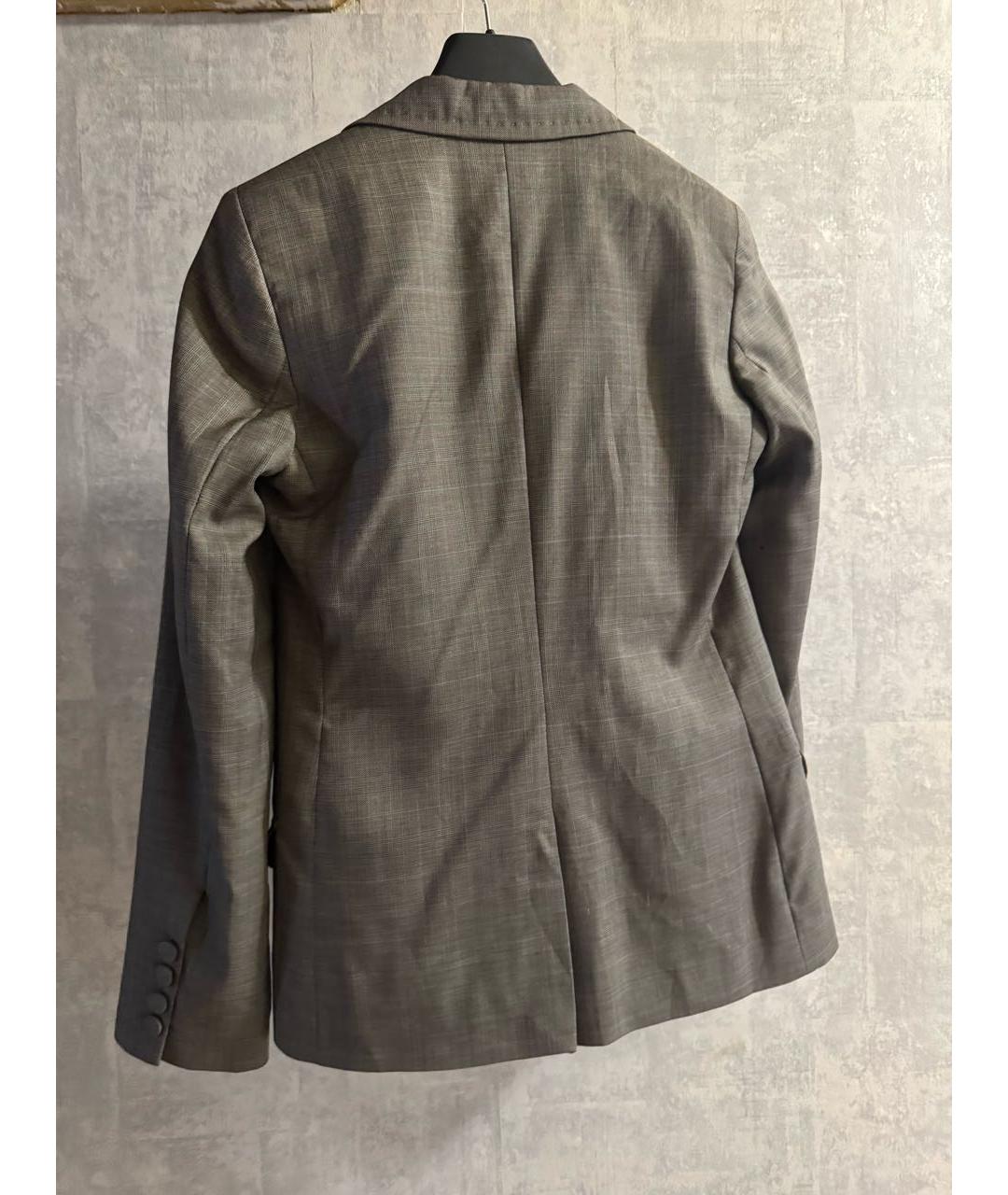 STELLA MCCARTNEY Серый шерстяной жакет/пиджак, фото 2