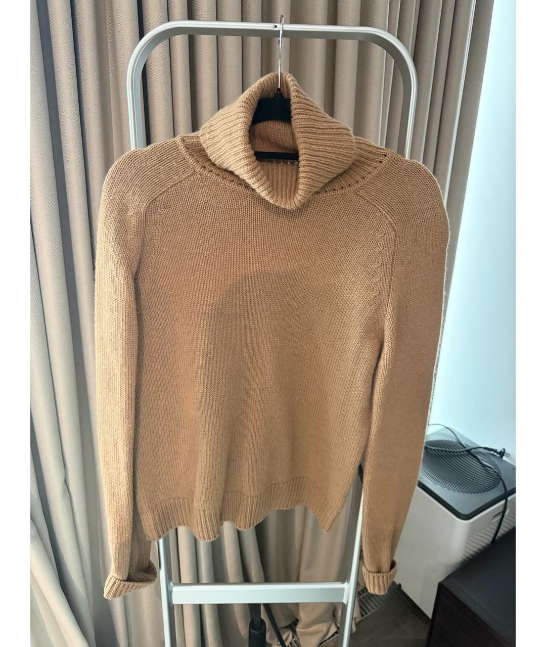 SAINT LAURENT Горчичная водолазка, фото 3