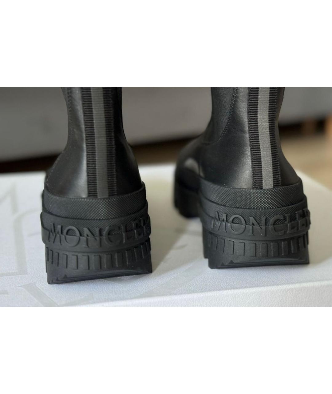 MONCLER Черные сапоги, фото 5