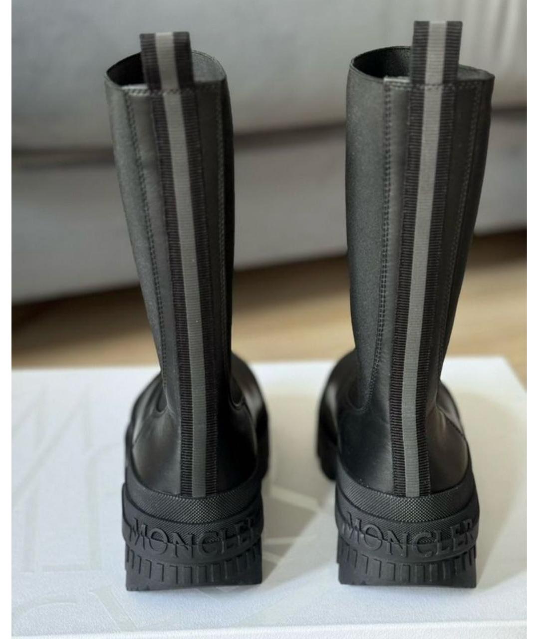 MONCLER Черные сапоги, фото 2
