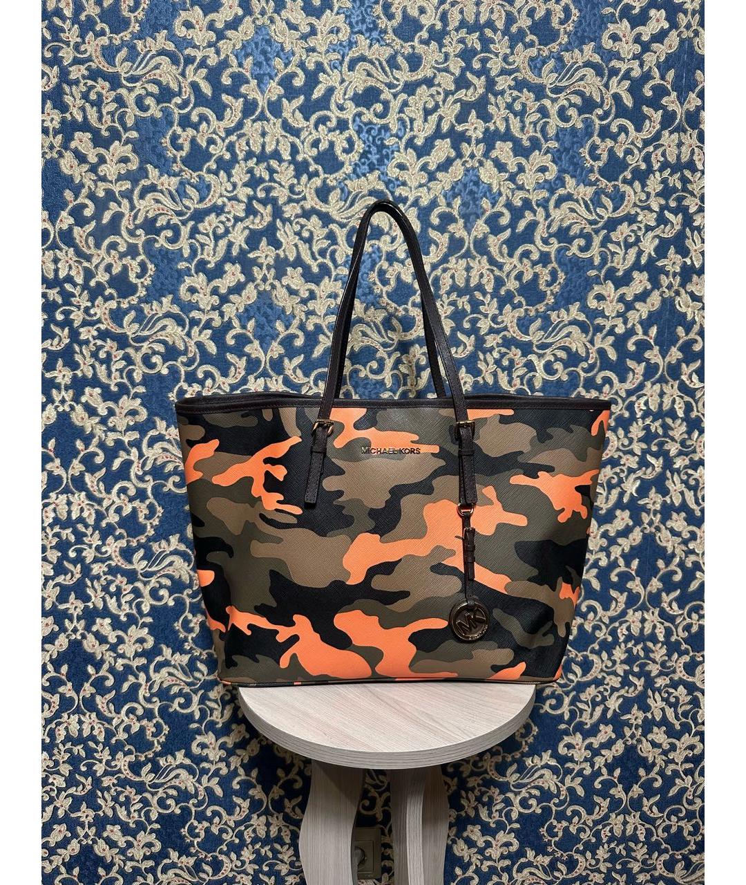 MICHAEL KORS Хаки сумка тоут, фото 8