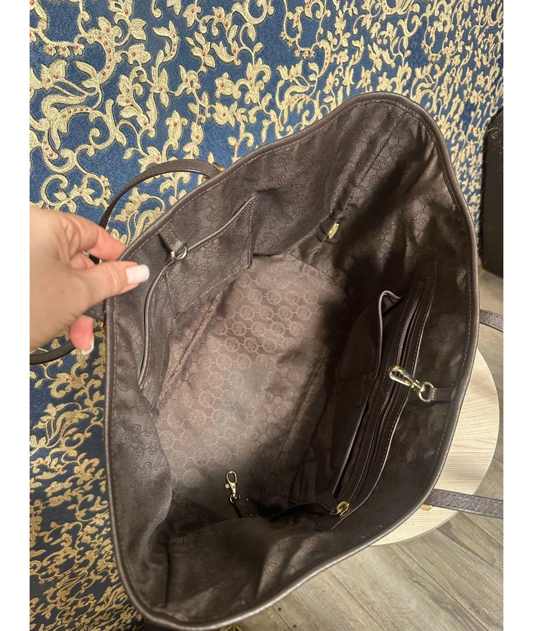 MICHAEL KORS Хаки сумка тоут, фото 3