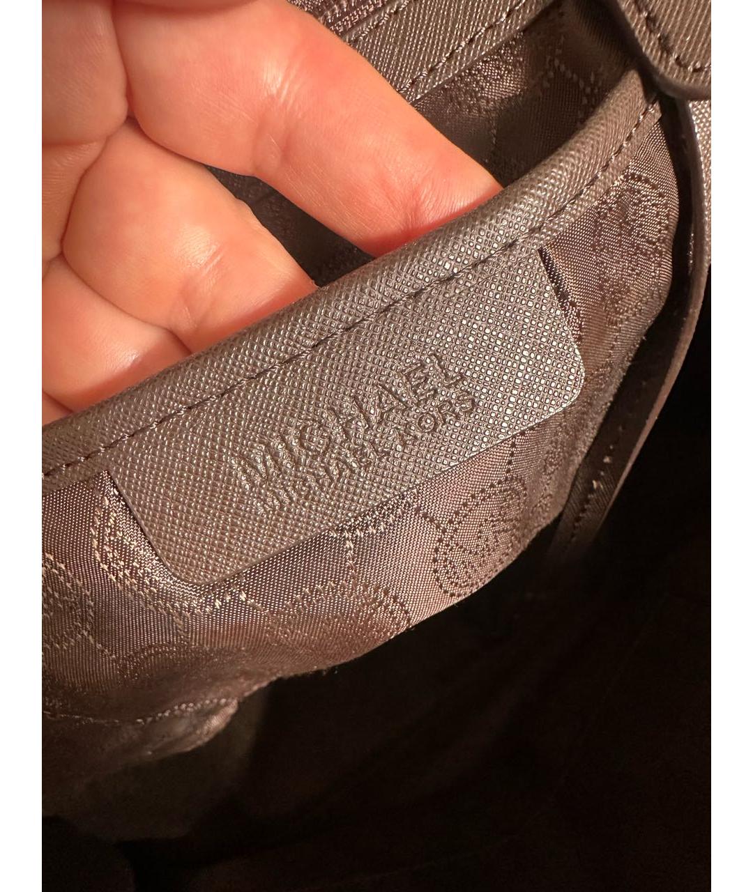 MICHAEL KORS Хаки сумка тоут, фото 4