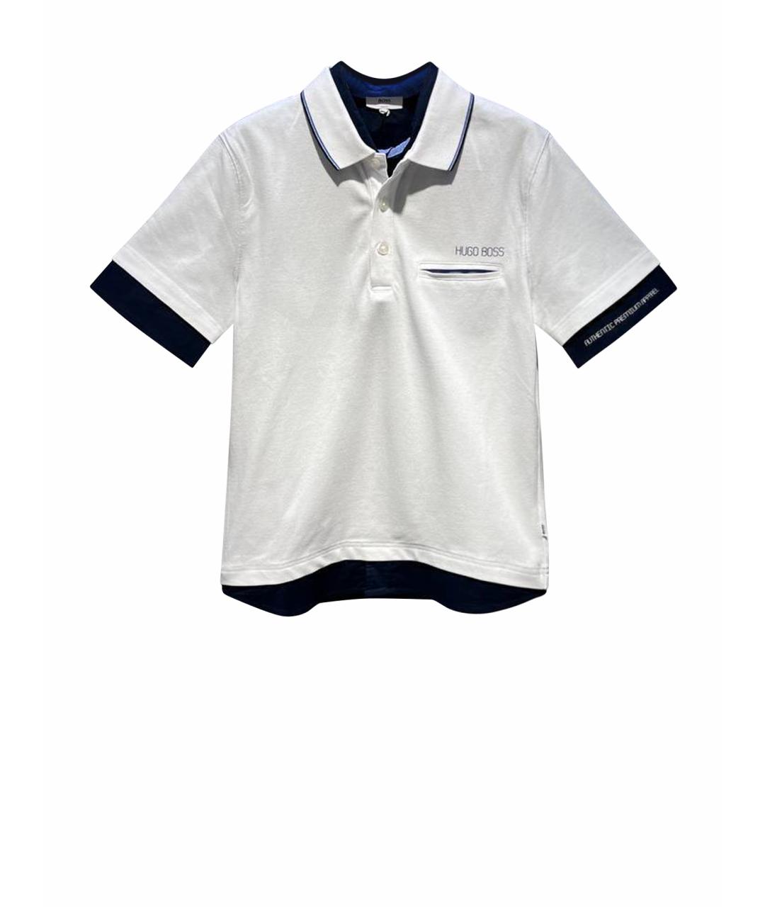 HUGO BOSS Белая хлопковая детская футболка, фото 1