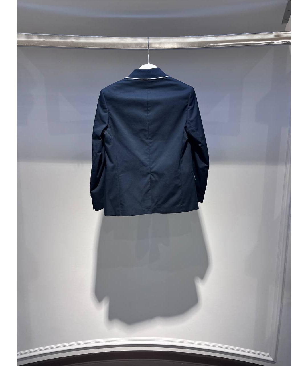 HUGO BOSS Синий хлопковый жакет / жилет, фото 3