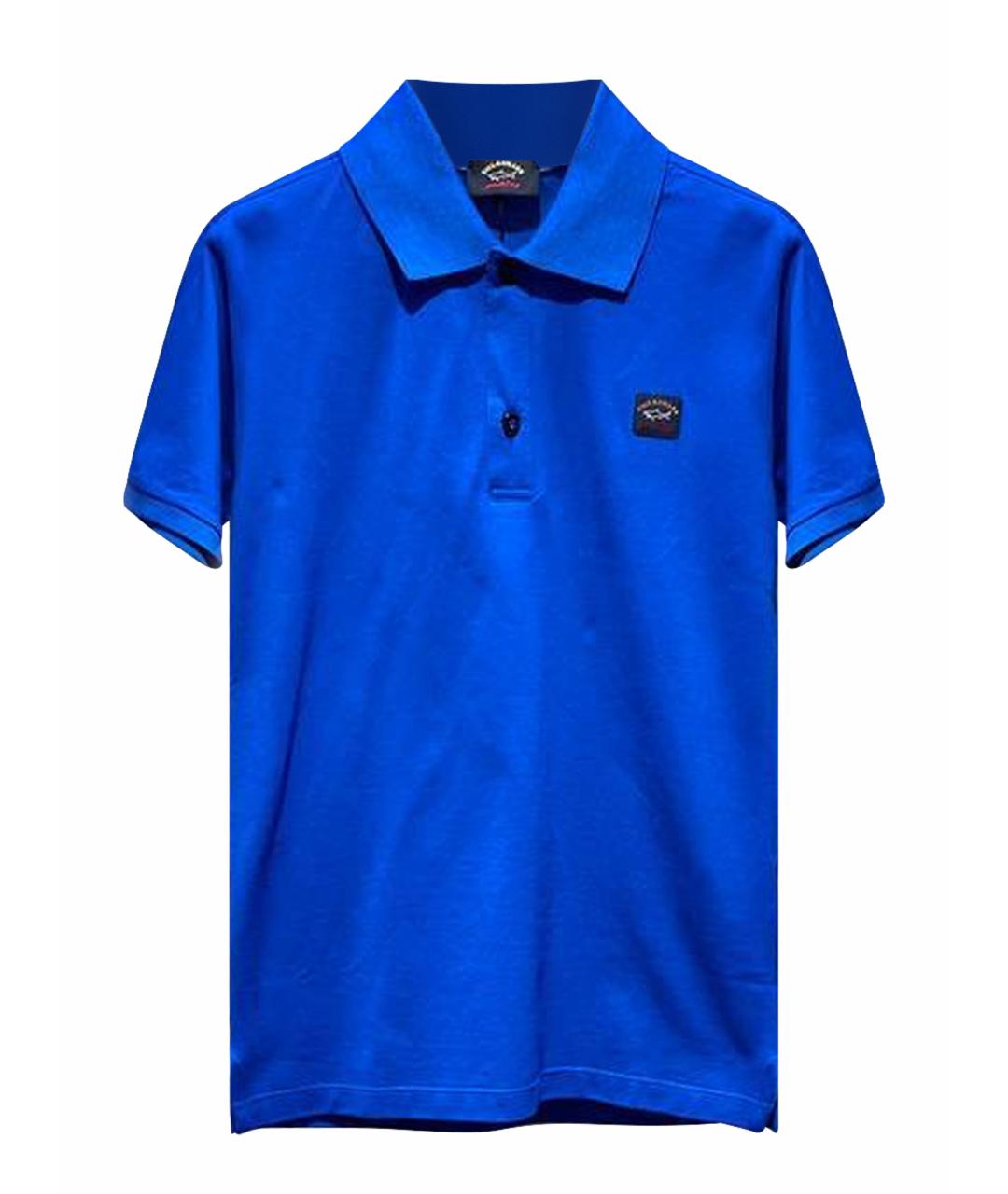 PAUL & SHARK Синяя хлопковая детская футболка, фото 1