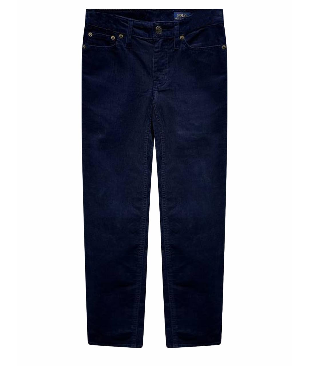 RALPH LAUREN Синие хлопковые брюки и шорты, фото 1