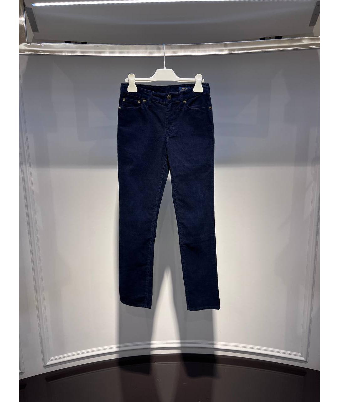 RALPH LAUREN Синие хлопковые брюки и шорты, фото 4