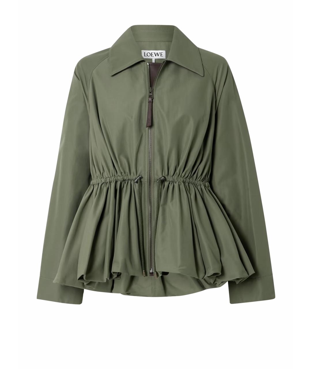LOEWE Зеленая хлопковая куртка, фото 1