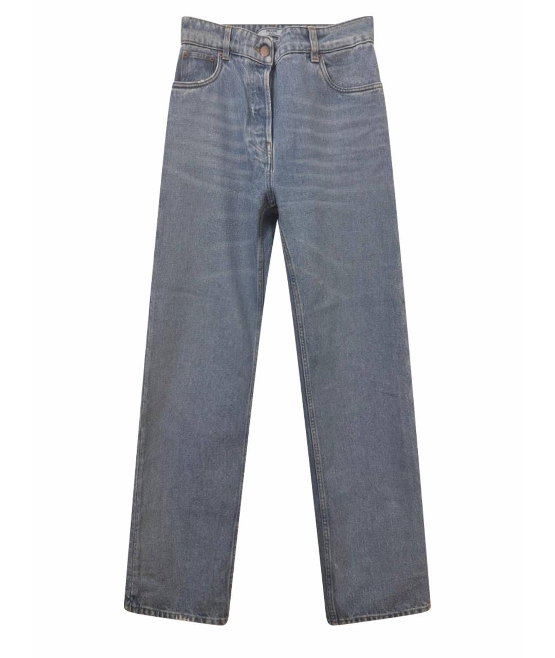 PRADA Хлопковые прямые джинсы, фото 1