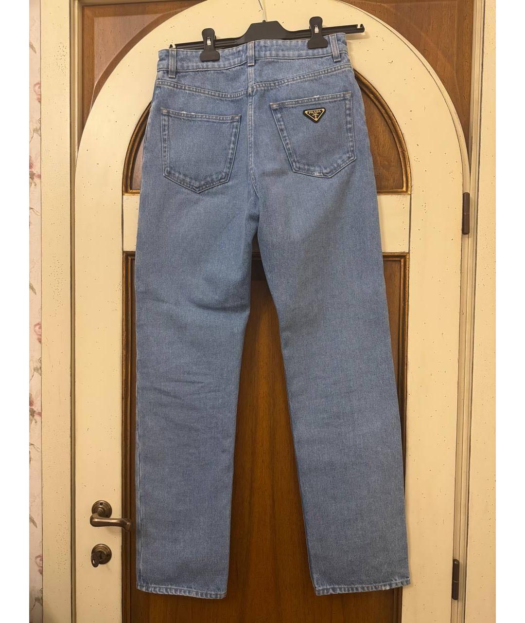 PRADA Хлопковые прямые джинсы, фото 2