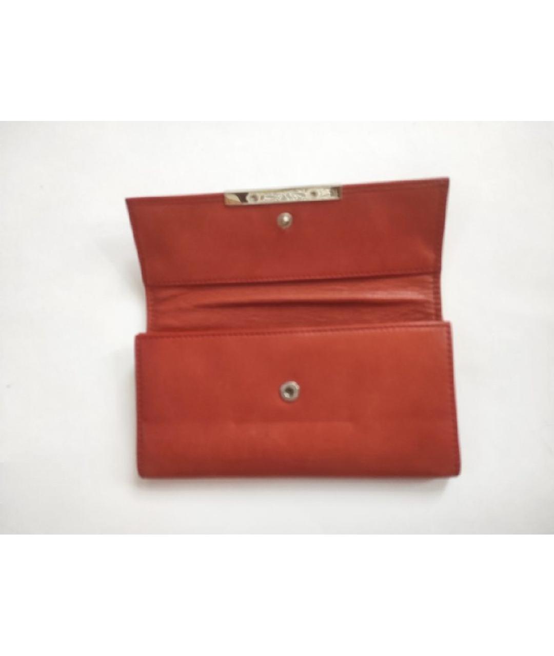 COCCINELLE Красный кожаный кошелек, фото 3