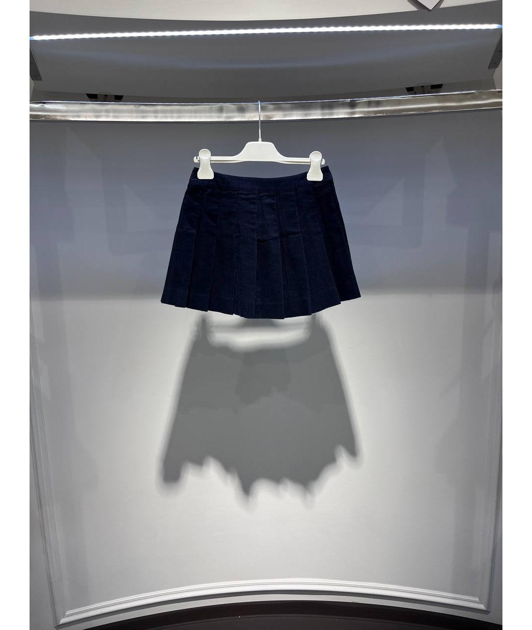 RALPH LAUREN Черная хлопковая юбка, фото 3