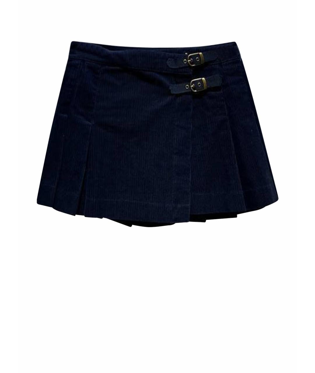 RALPH LAUREN Черная хлопковая юбка, фото 1