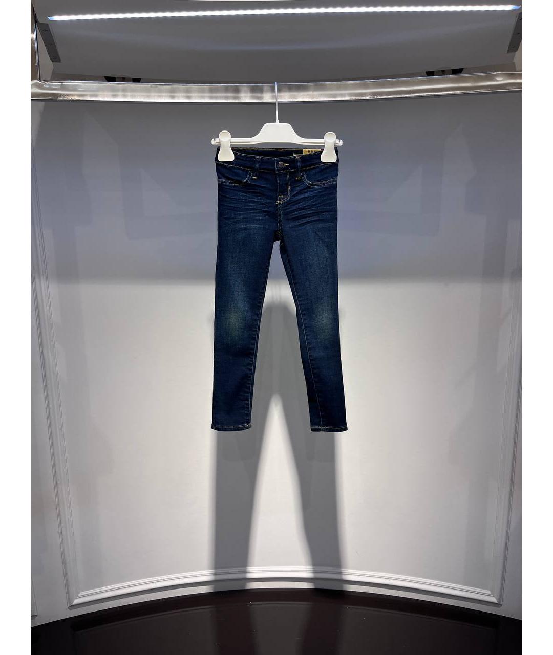 RALPH LAUREN Синие деним брюки и шорты, фото 4