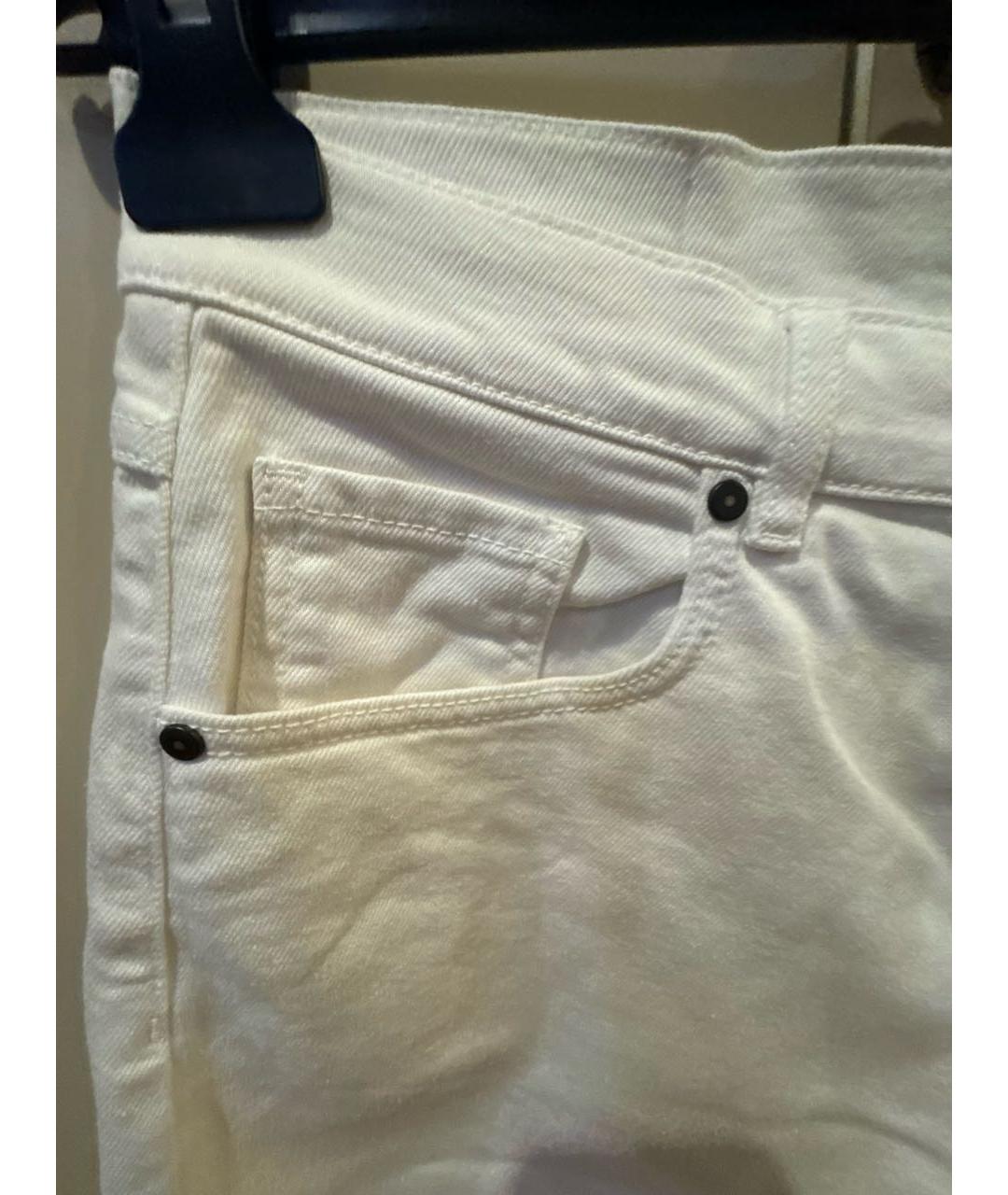 P.A.R.O.S.H. Белые хлопко-эластановые шорты, фото 6